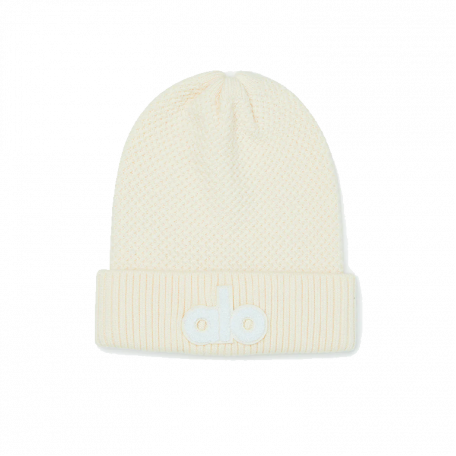 Alo Yoga Cool Skies Beanie Ivory