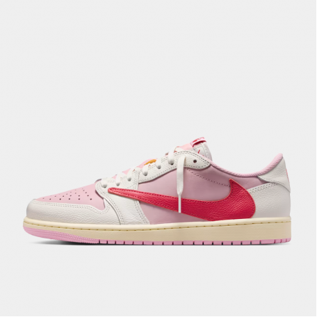 Кроссовки Air Jordan 1 Retro Low OG SP Travis Scott Sail Tropical Pink