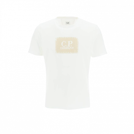 Футболка C.P.Company T-Shirts Short Sleeve Jersey 30/1 Gauze White