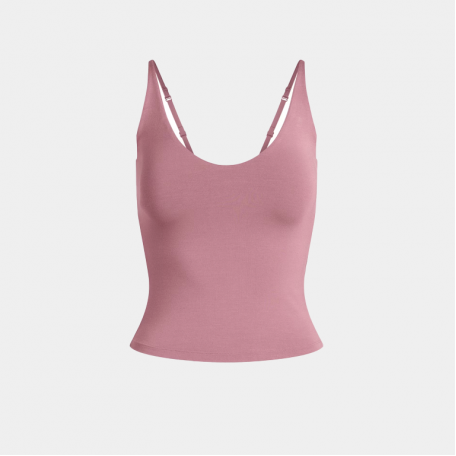 Топ SKIMS Smooth Layers Scoop Neck Cami Redwood