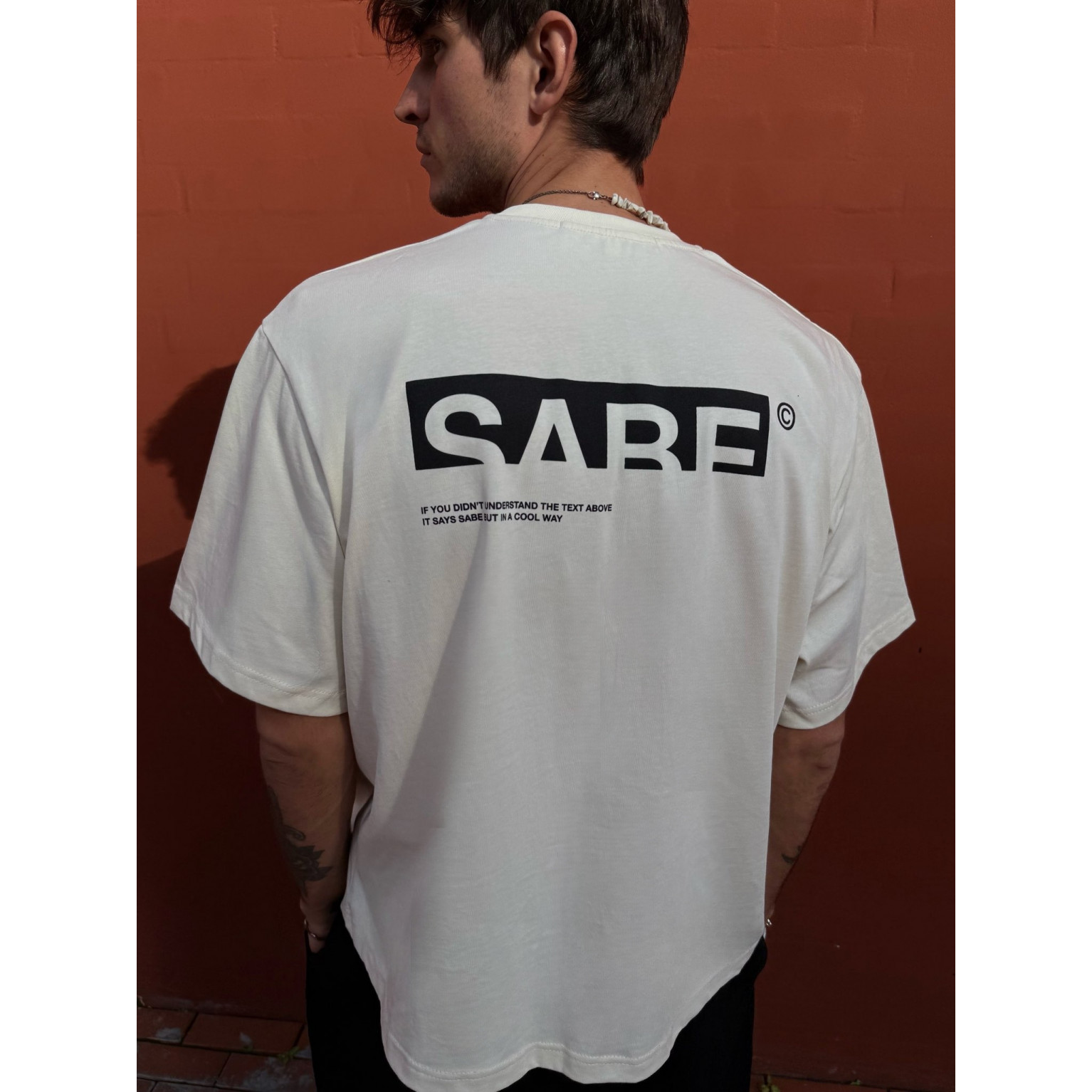 Футболка Sabe Logo T-shirt Milk