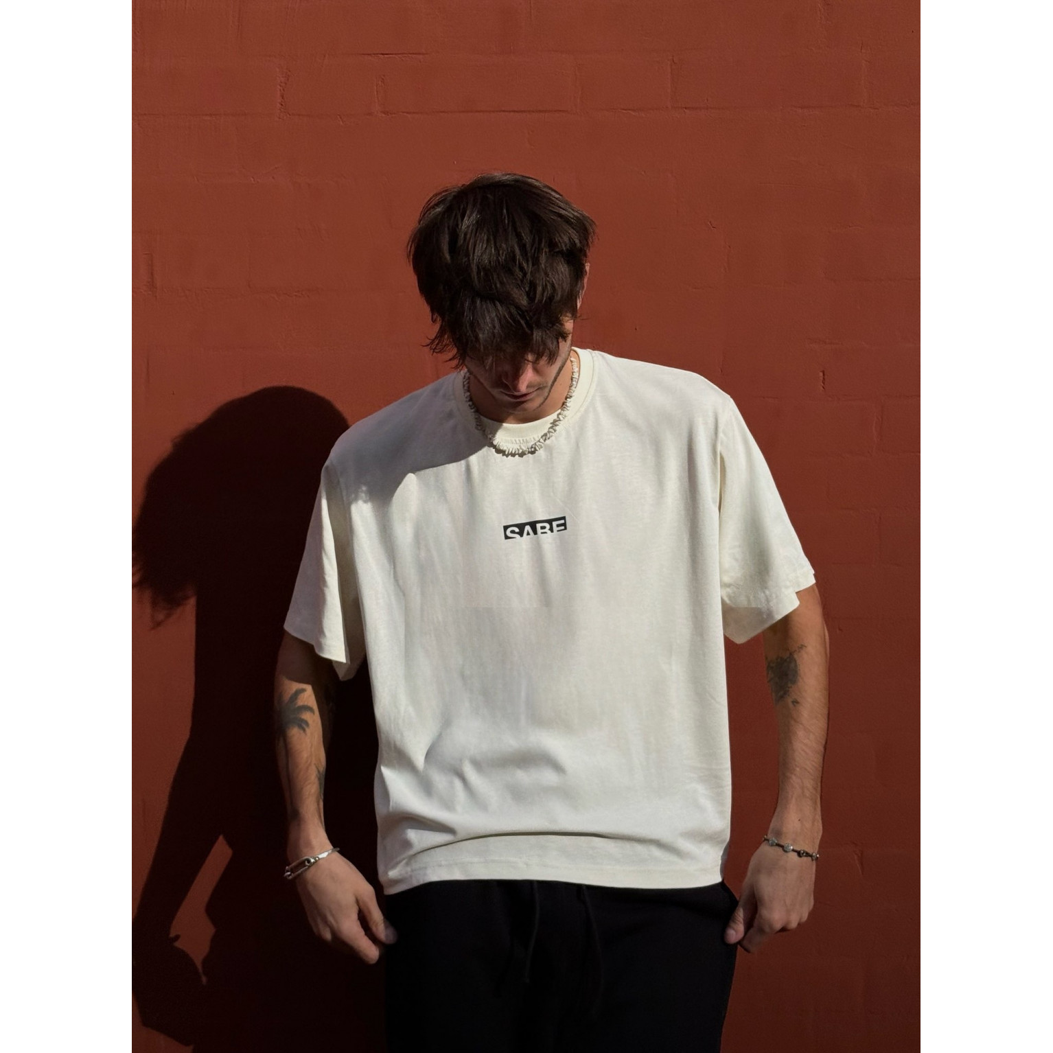Футболка Sabe Logo T-shirt Milk
