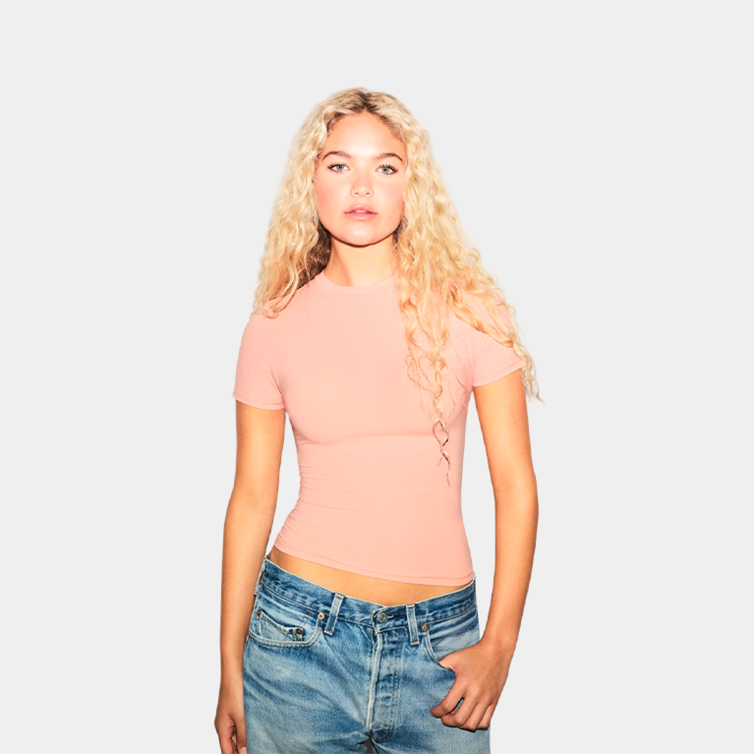 Футболка SKIMS Fits Everybody T-Shirt Desert Clay