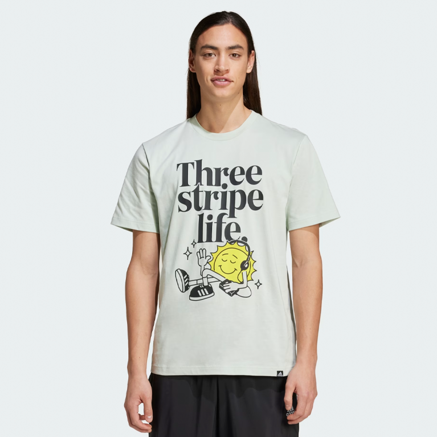 Футболка Adidas Positivity Graphic T-Shirt Linen Green