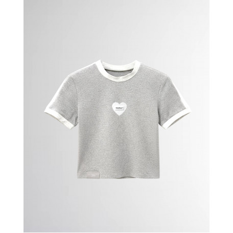 Футболка Sabe Heart Logo T-Shirt Slim Heather Grey