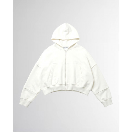 Зип-худи Sabe Logo Cropped Zip-Up Hoodie Milk
