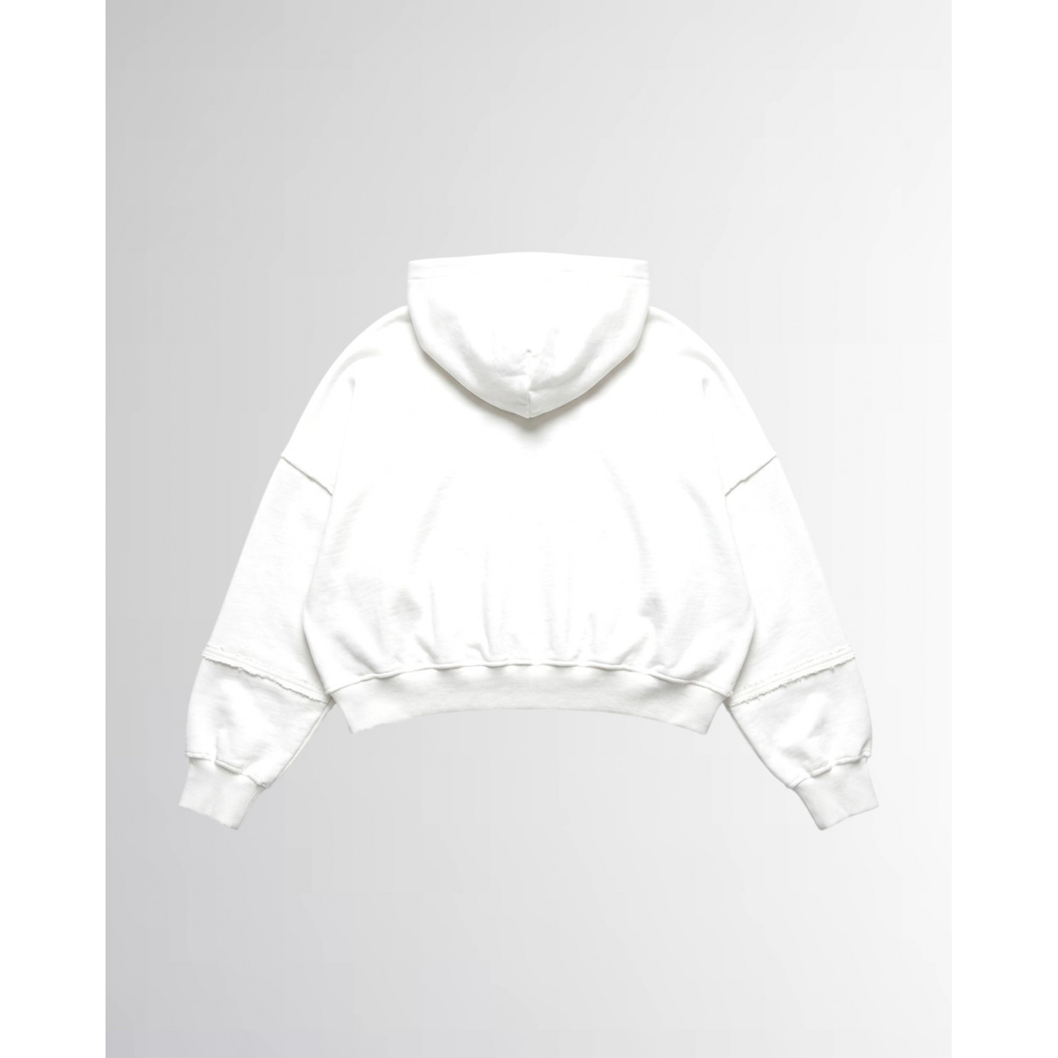 Зип-худи Sabe Logo Cropped Zip-Up Hoodie Milk