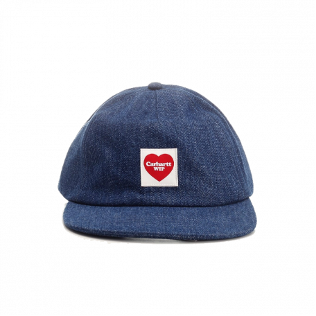 Кепкa Carhartt WIP Nash Cap Blue Rinsed