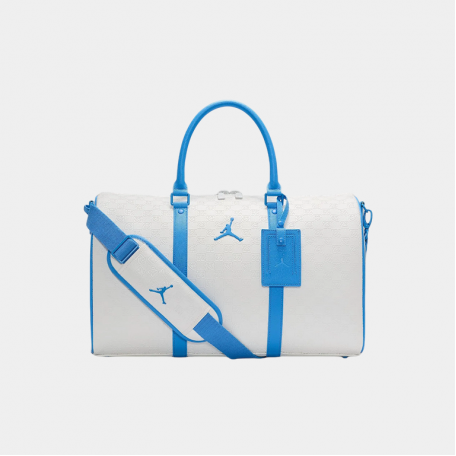 Jordan Monogram Duffle Bag White