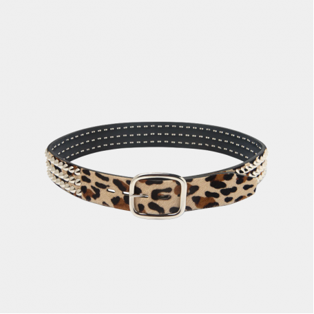 Ремень Gallery Dept Studded Belt Cheetah