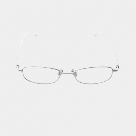 Очки MasonPrince Slim Rectangle Glasses Silver