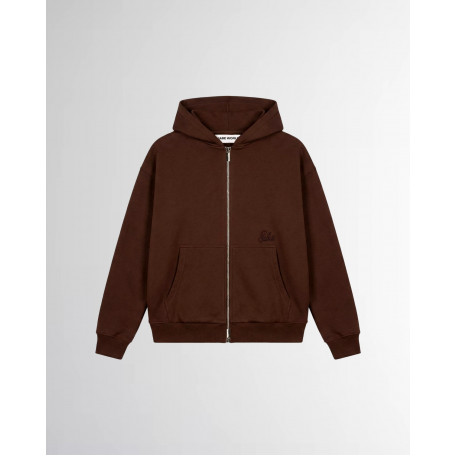 Зип-худи Sabe Paris Cotton 3D Logo Full-Zip Hoodie Brown