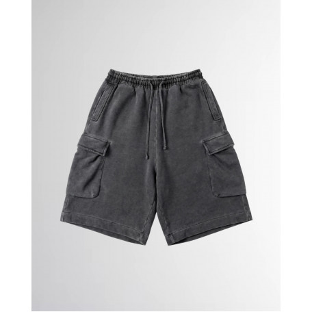 Шорты Sabe Shorts Acid Wash Dark Grey