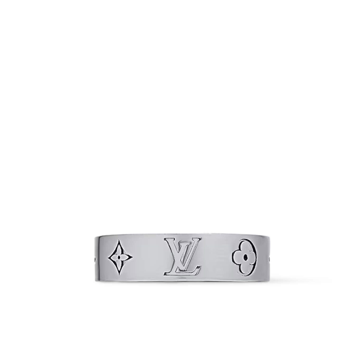 Louis Vuitton Mosaic Ring Palladium
