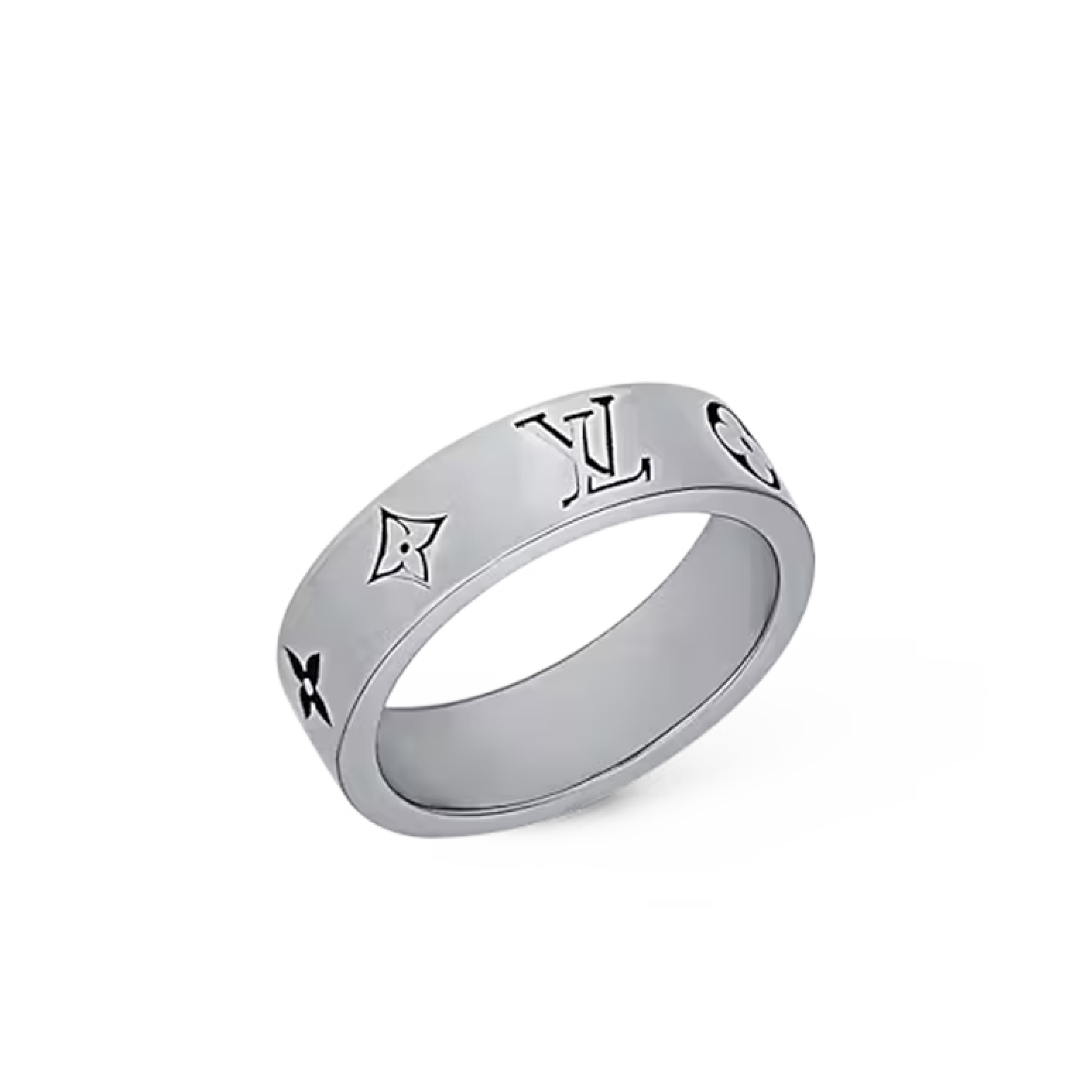Louis Vuitton Mosaic Ring Palladium