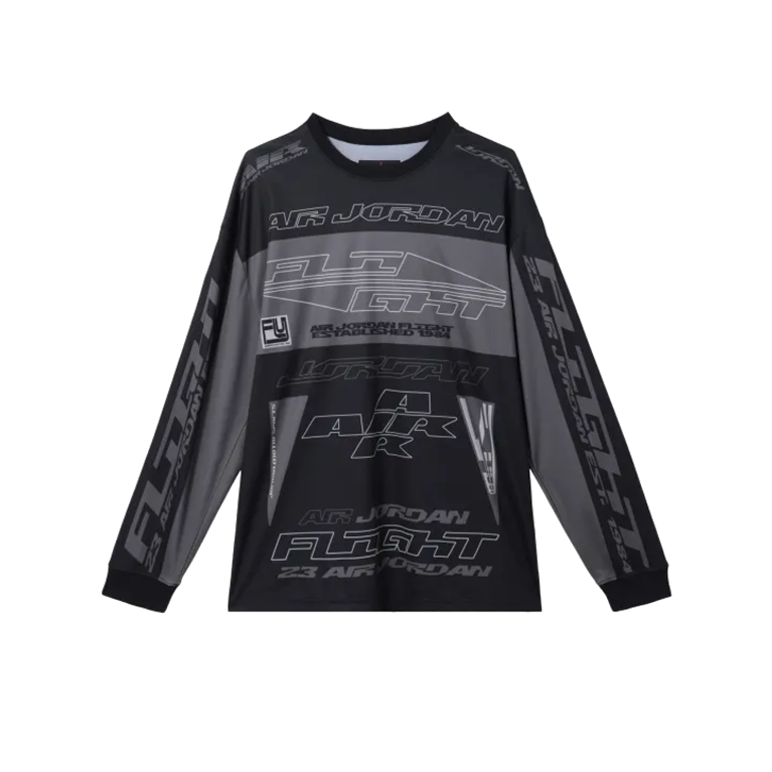 Air Jordan MVP Graphic Sweatshirt Black Grey