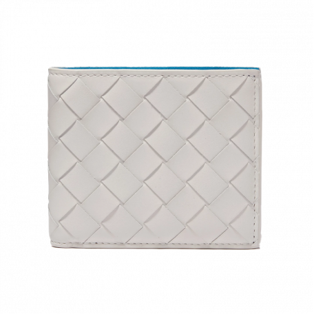 Bottega Veneta Intrecciato Bi-Fold Wallet White