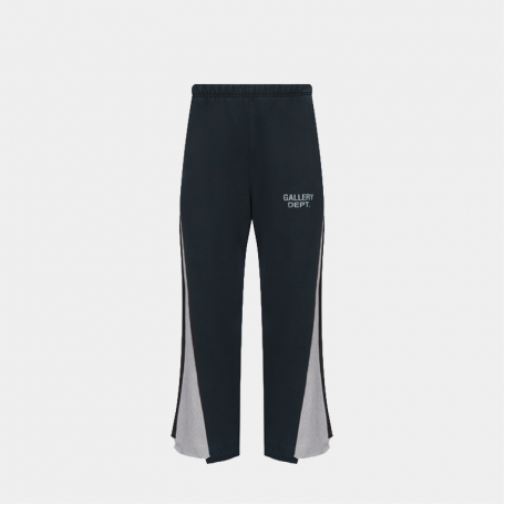 Штаны Gallery Dept Twisted Leg Sweatpant Flares Washed Black