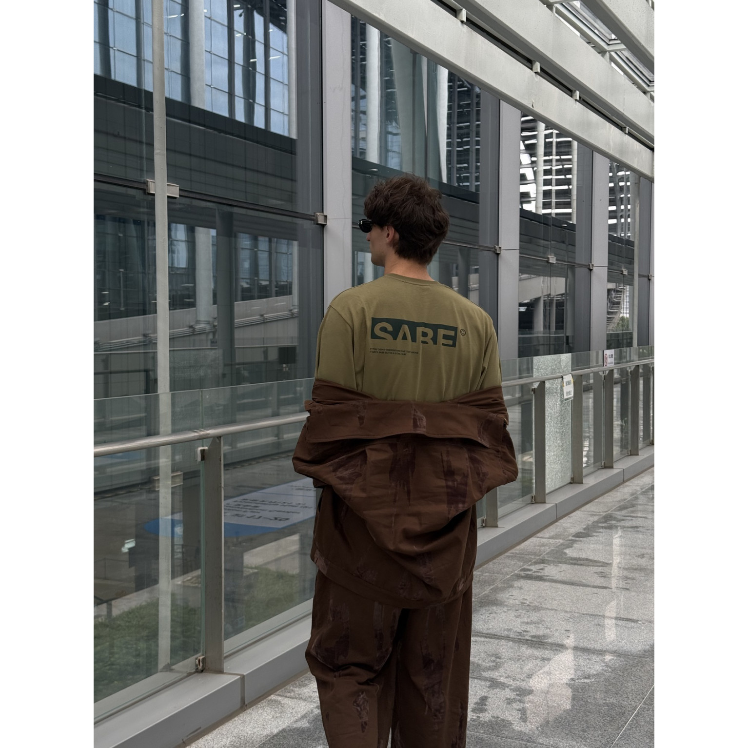 Футболка Sabe Logo T-shirt Olive