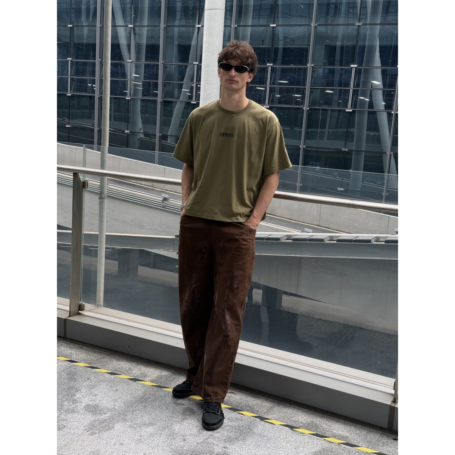 Футболка Sabe Logo T-shirt Olive
